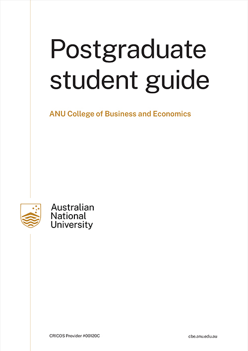 Postgraduate graduate student guide cover