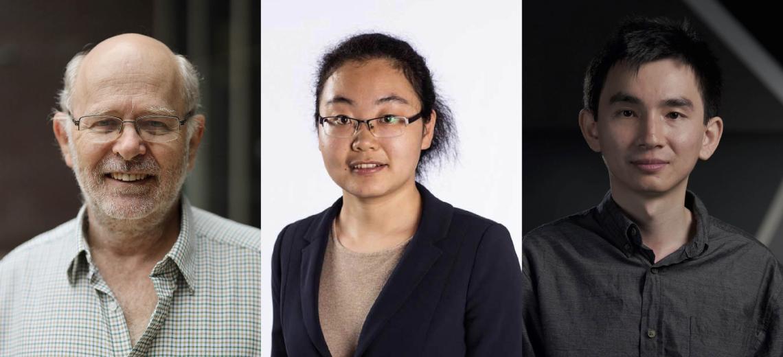 Headshot of Alan Welsh, Yanrong Yang and Francis Hui