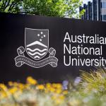 The Australian National University campus sign
